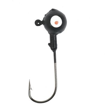 Джиг головка крашеная "Шар", Вес: 21 гр. Цвет: черный